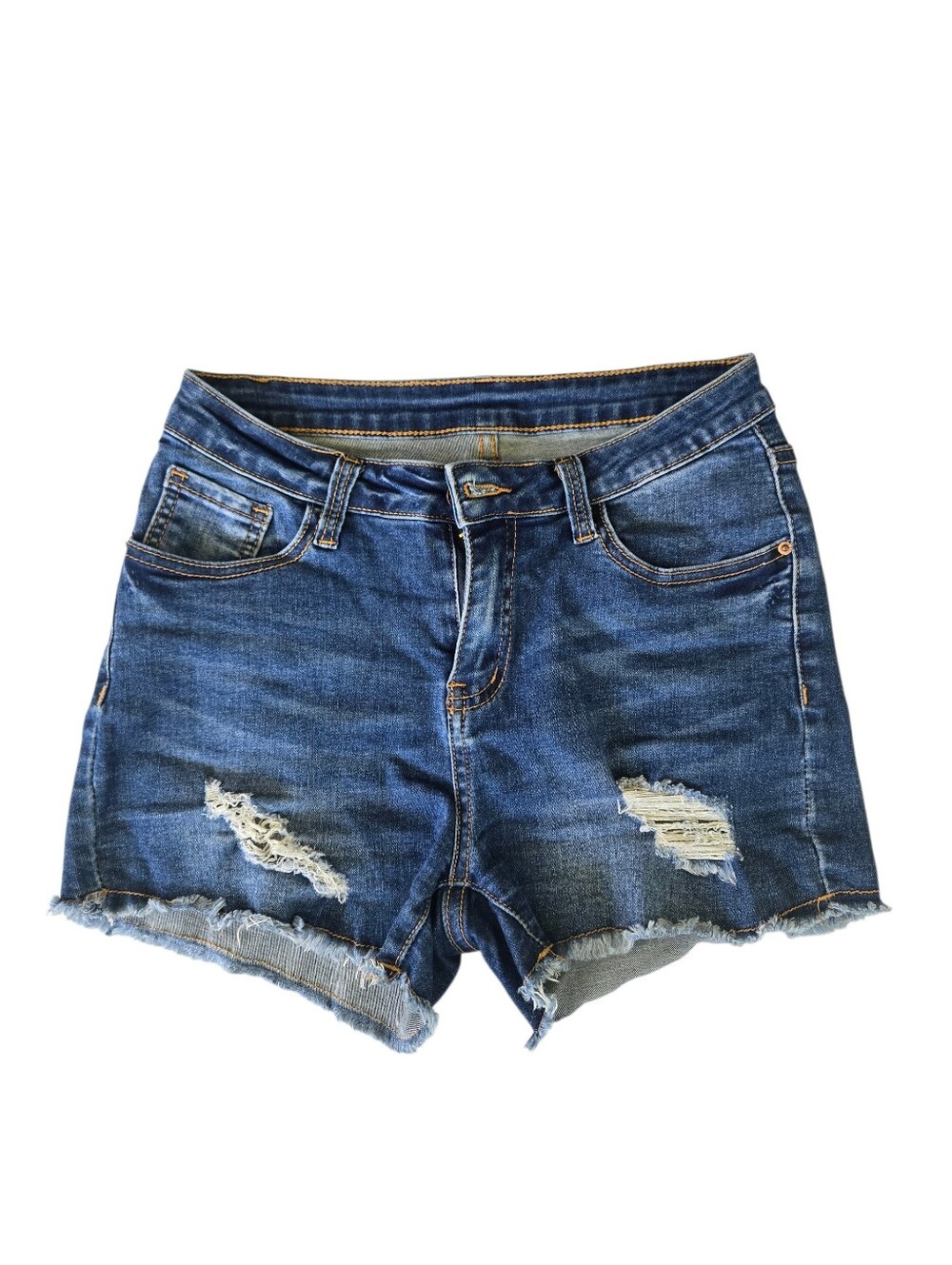 SHEIN Distressed Denim Shorts